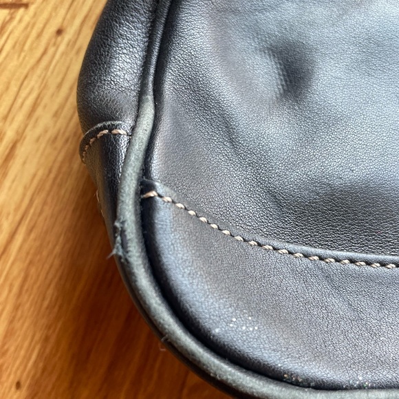 Coach | Demi Leather Baguette Shoulder Bag 7785 - Black - Picture 3 of 12